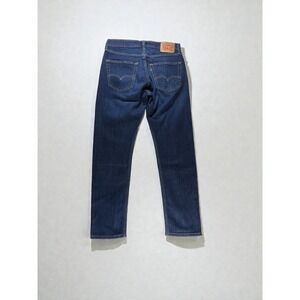 Levi's 502 Taper Jeans Men's 32x32 Dark Blue Denim Regular Fit